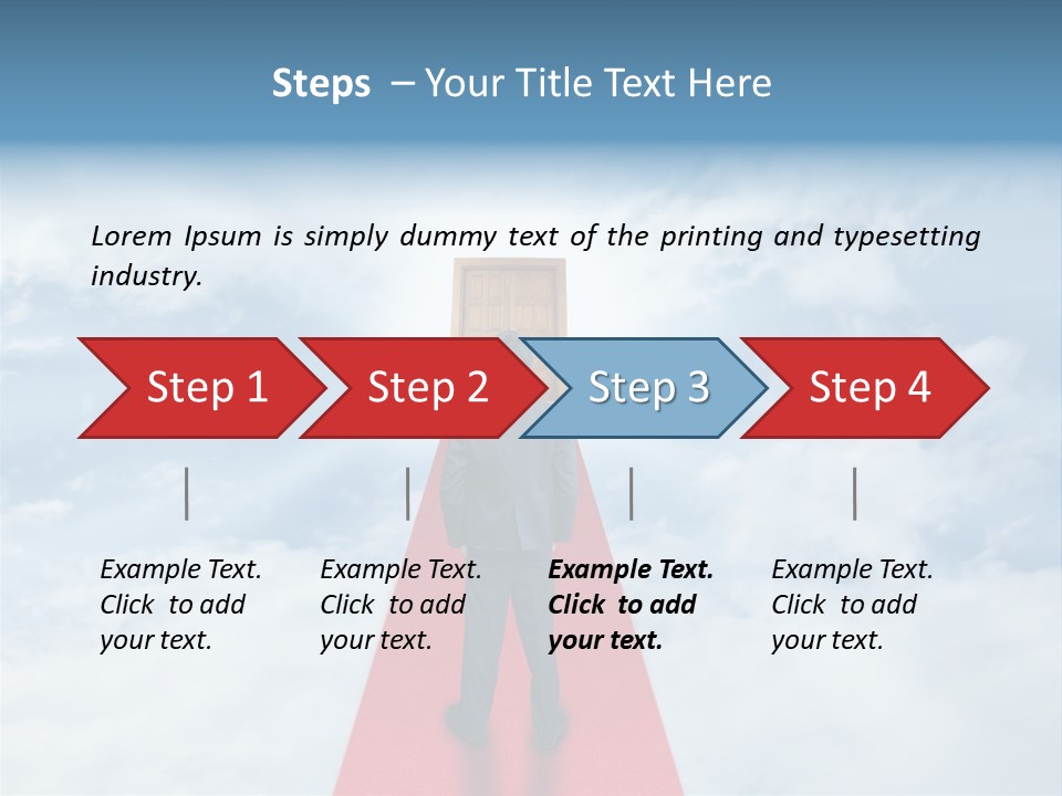 Look Transportation Dream PowerPoint Template