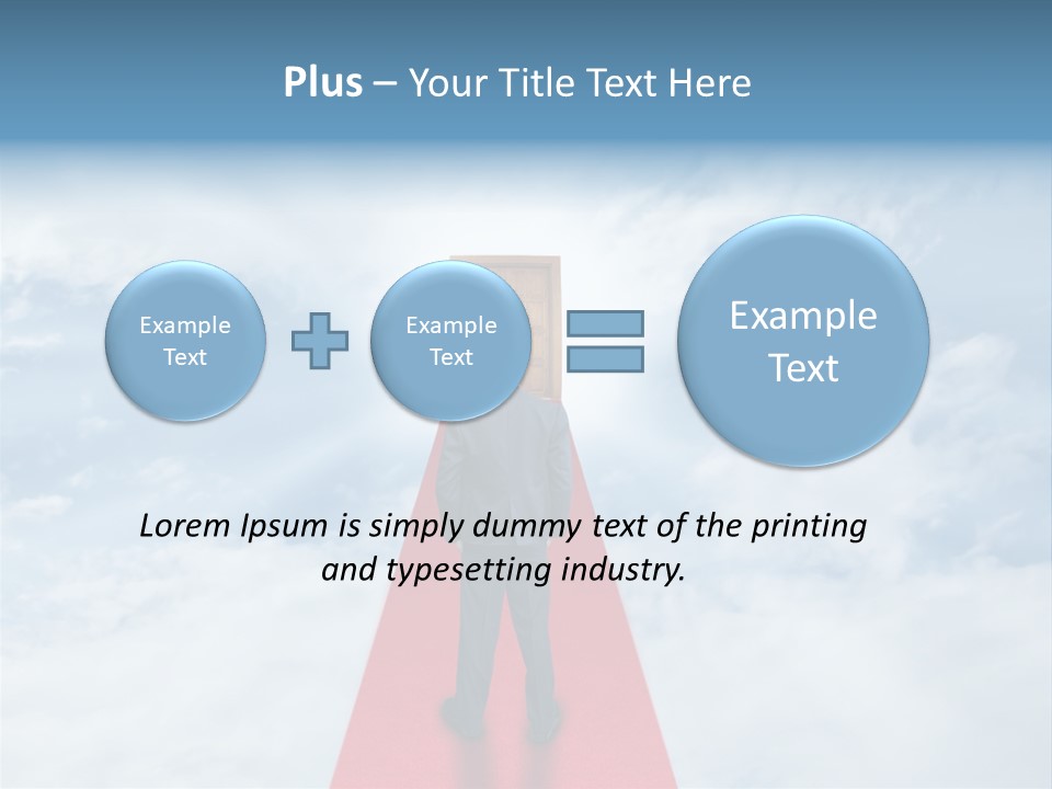 Look Transportation Dream PowerPoint Template