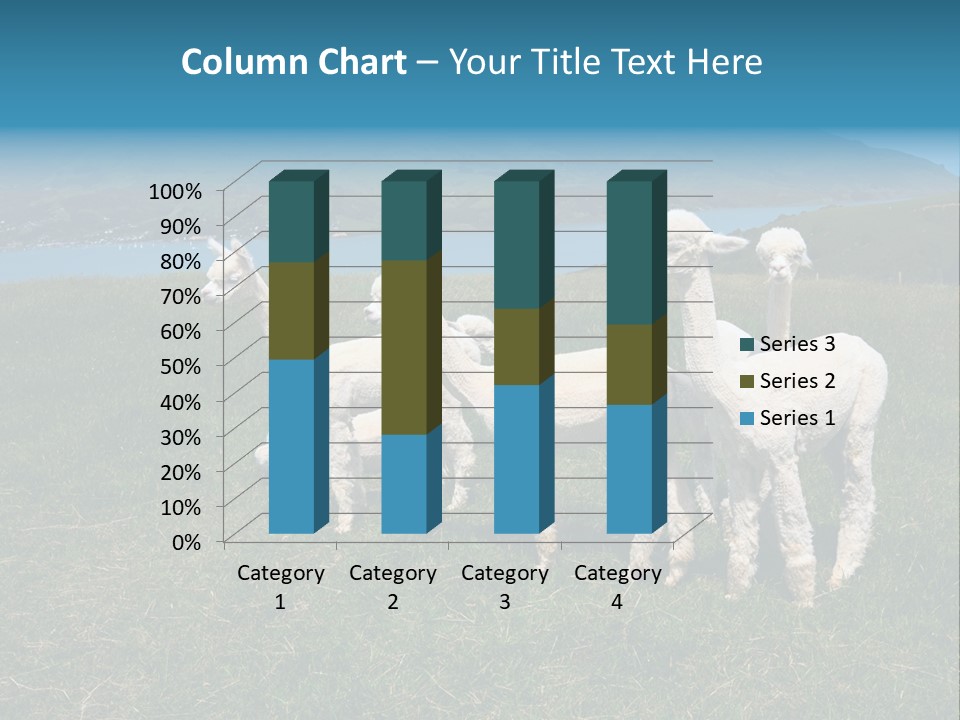 South Farming Lama PowerPoint Template