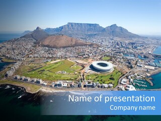 Tourist Attraction Province Table Mountain PowerPoint Template