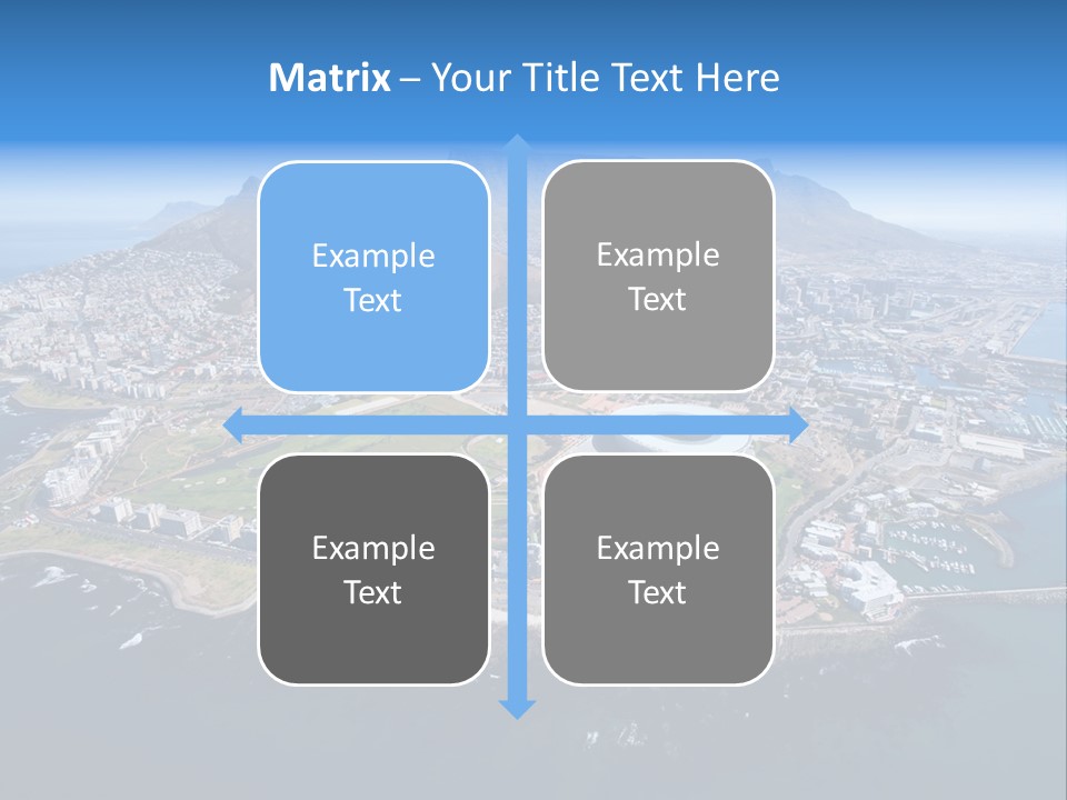 Tourist Attraction Province Table Mountain PowerPoint Template