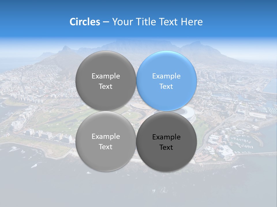 Tourist Attraction Province Table Mountain PowerPoint Template
