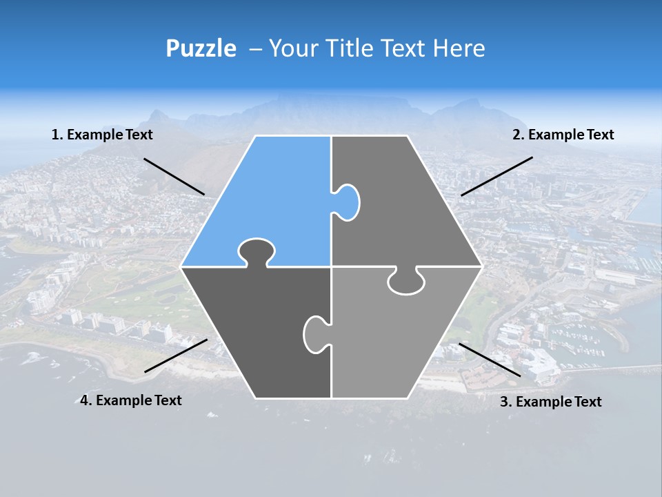 Tourist Attraction Province Table Mountain PowerPoint Template