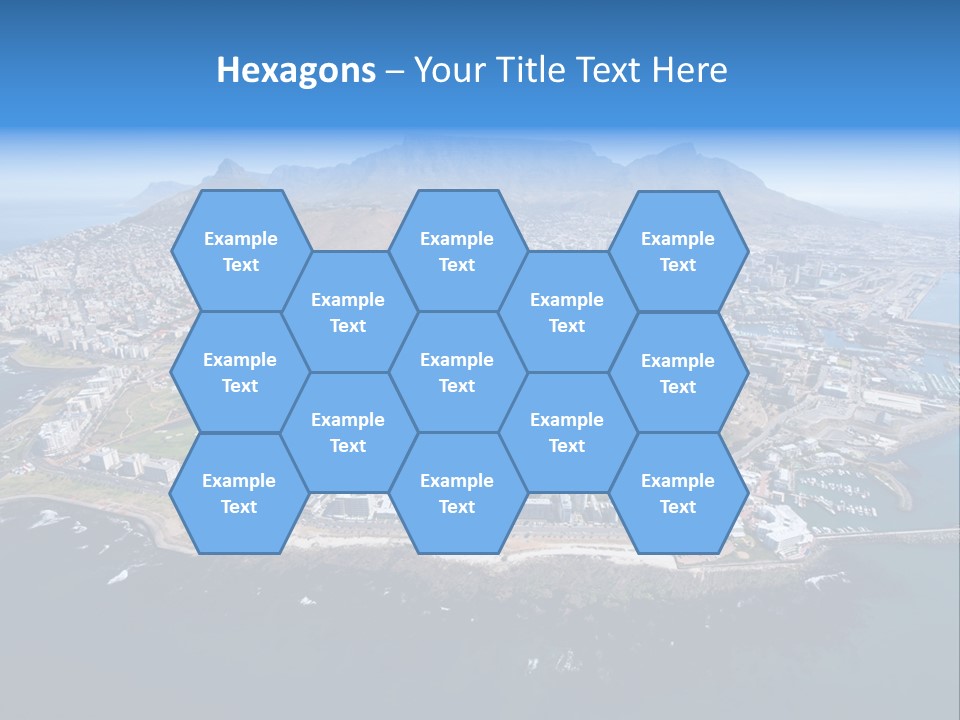 Tourist Attraction Province Table Mountain PowerPoint Template