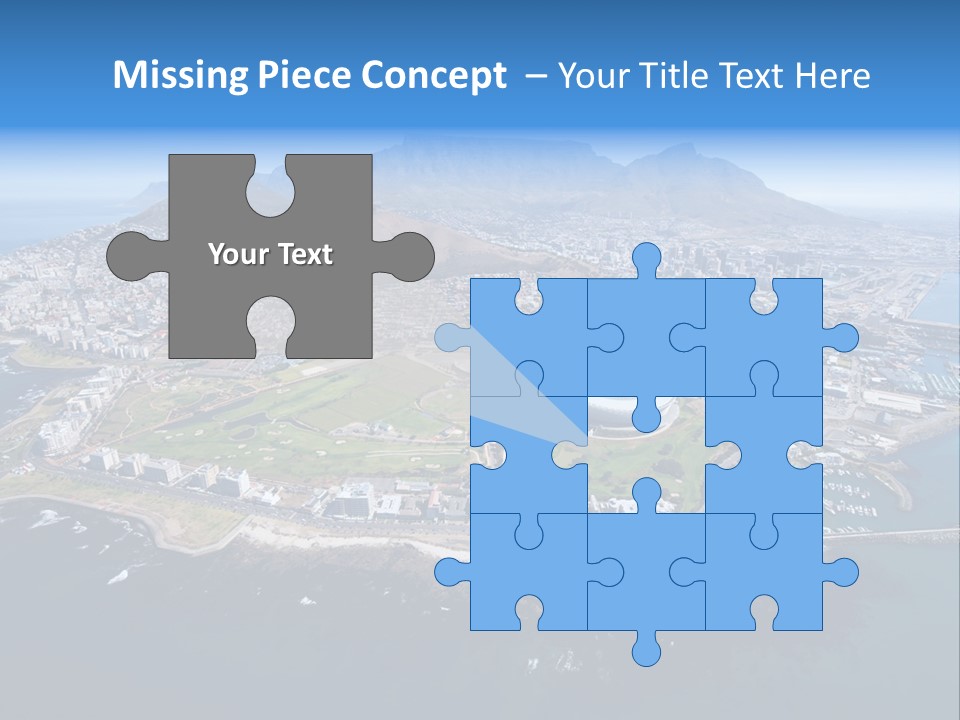 Tourist Attraction Province Table Mountain PowerPoint Template