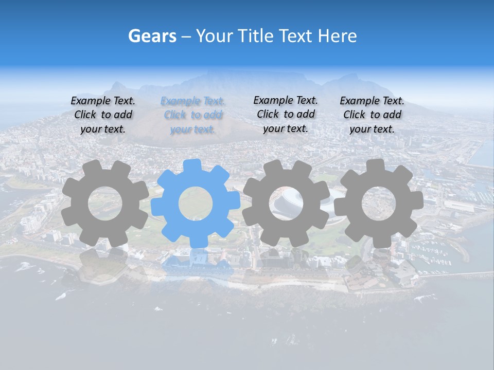 Tourist Attraction Province Table Mountain PowerPoint Template