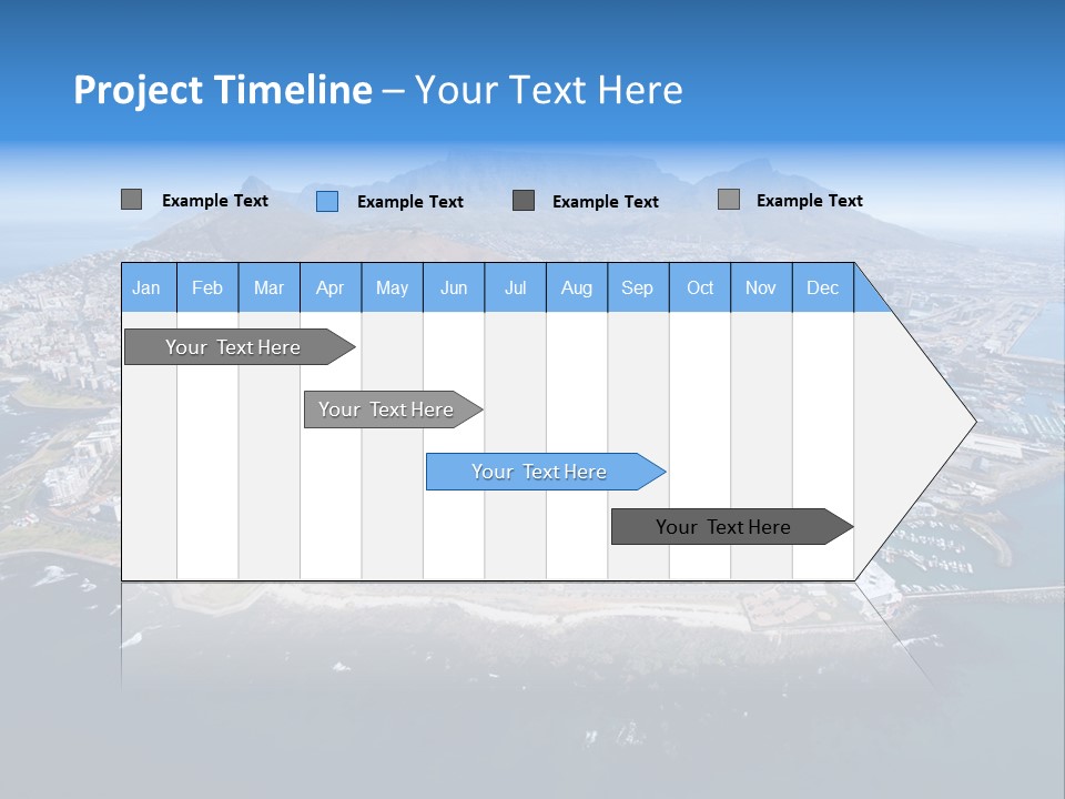 Tourist Attraction Province Table Mountain PowerPoint Template