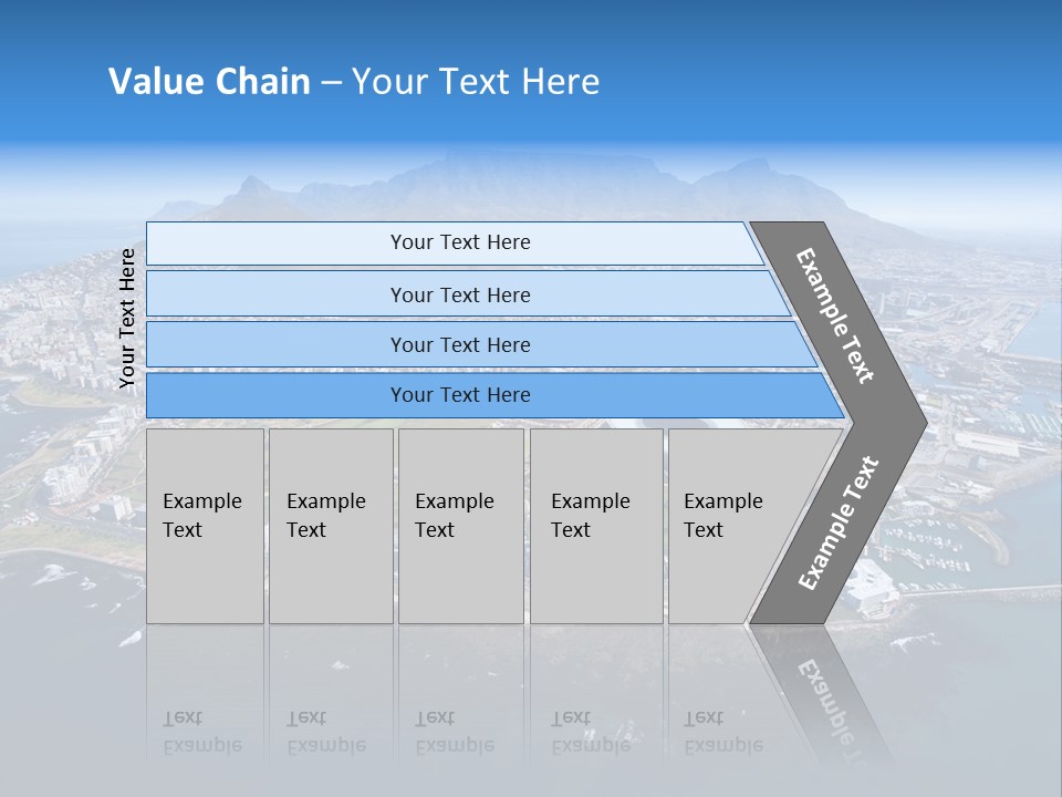 Tourist Attraction Province Table Mountain PowerPoint Template