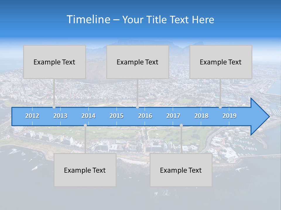 Tourist Attraction Province Table Mountain PowerPoint Template