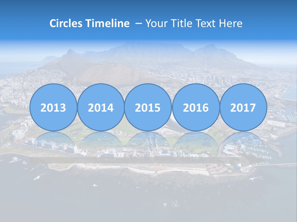 Tourist Attraction Province Table Mountain PowerPoint Template