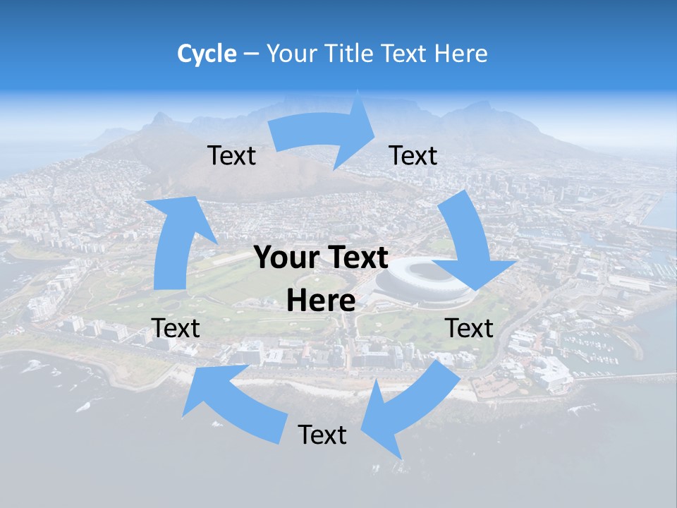Tourist Attraction Province Table Mountain PowerPoint Template