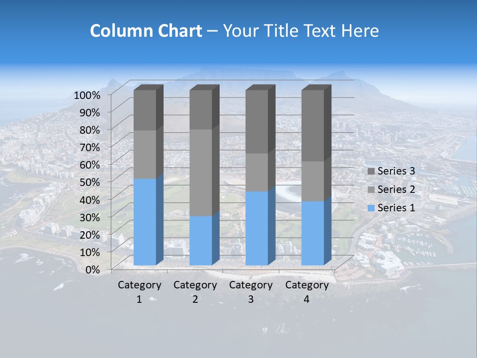 Tourist Attraction Province Table Mountain PowerPoint Template