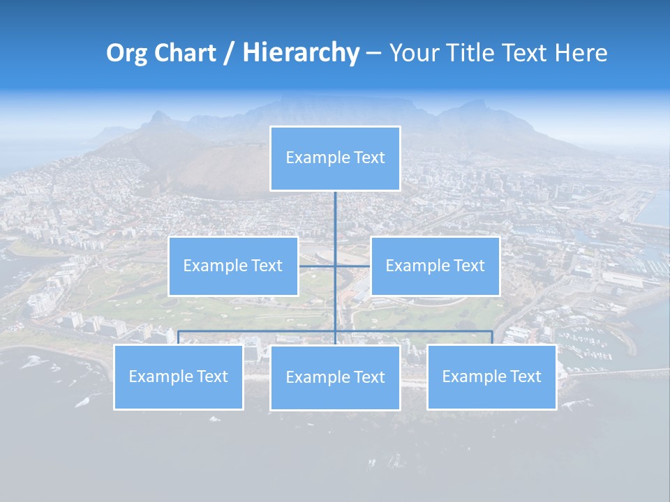 Tourist Attraction Province Table Mountain PowerPoint Template
