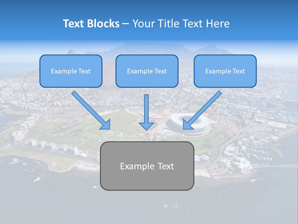 Tourist Attraction Province Table Mountain PowerPoint Template