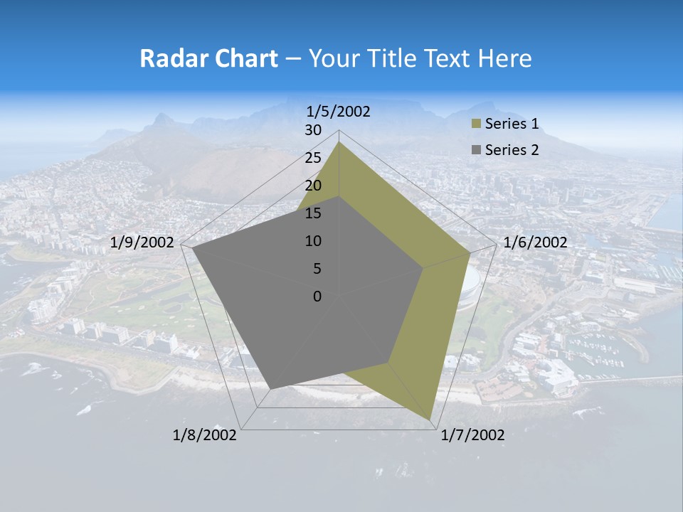 Tourist Attraction Province Table Mountain PowerPoint Template