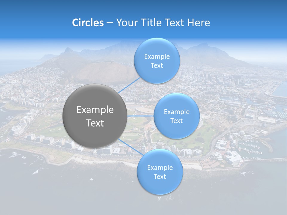 Tourist Attraction Province Table Mountain PowerPoint Template