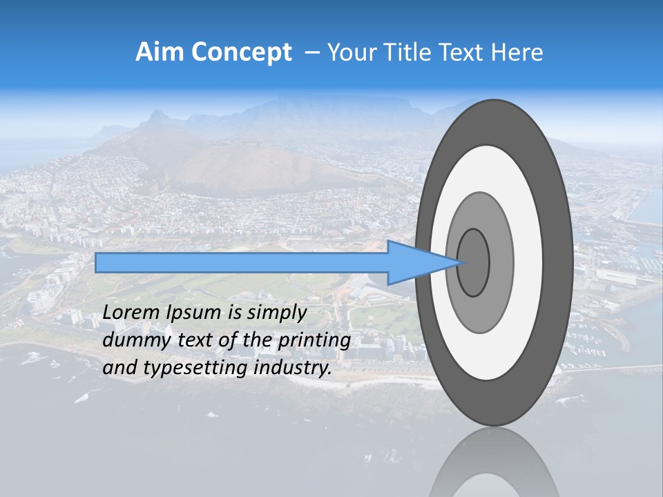 Tourist Attraction Province Table Mountain PowerPoint Template