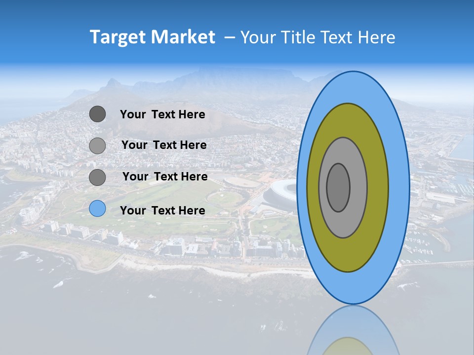 Tourist Attraction Province Table Mountain PowerPoint Template