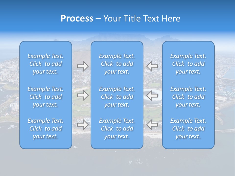Tourist Attraction Province Table Mountain PowerPoint Template