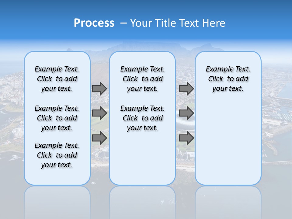 Tourist Attraction Province Table Mountain PowerPoint Template