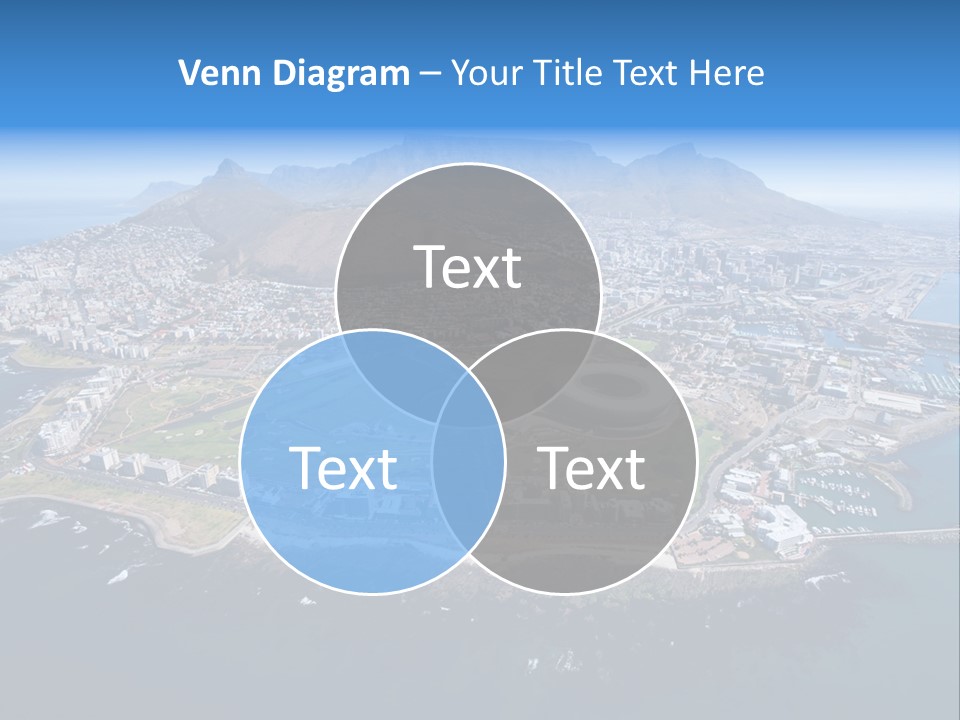 Tourist Attraction Province Table Mountain PowerPoint Template