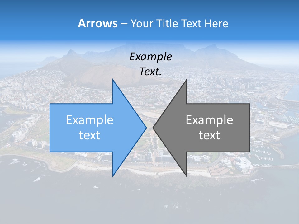 Tourist Attraction Province Table Mountain PowerPoint Template