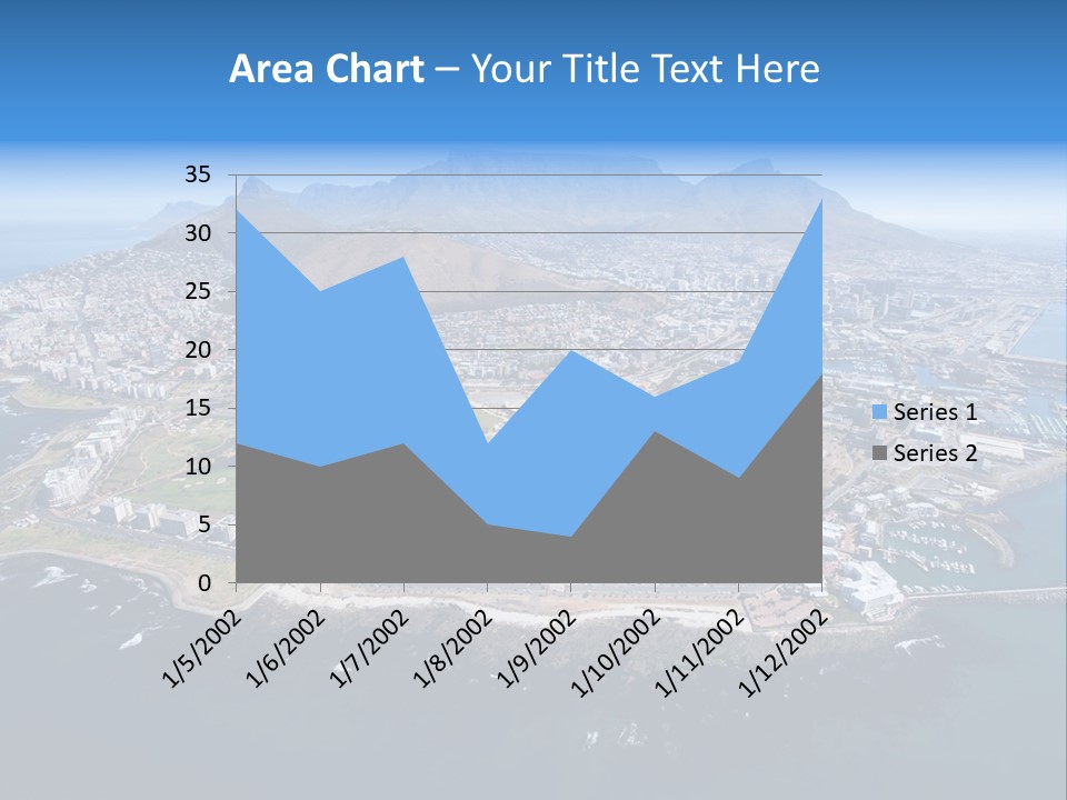 Tourist Attraction Province Table Mountain PowerPoint Template