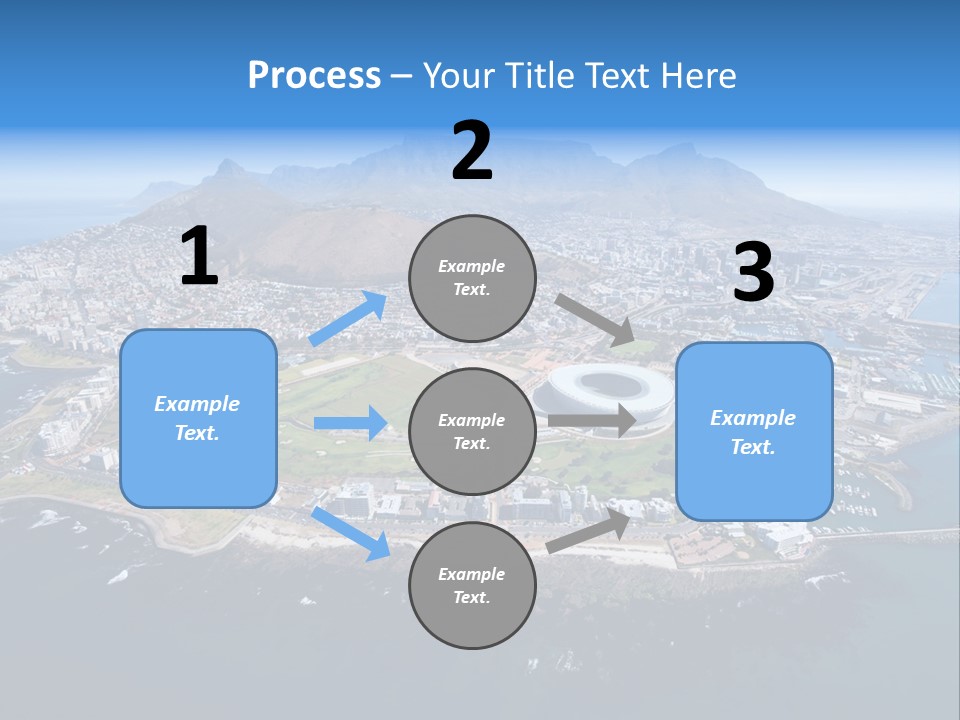 Tourist Attraction Province Table Mountain PowerPoint Template