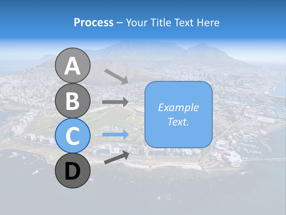 Tourist Attraction Province Table Mountain PowerPoint Template