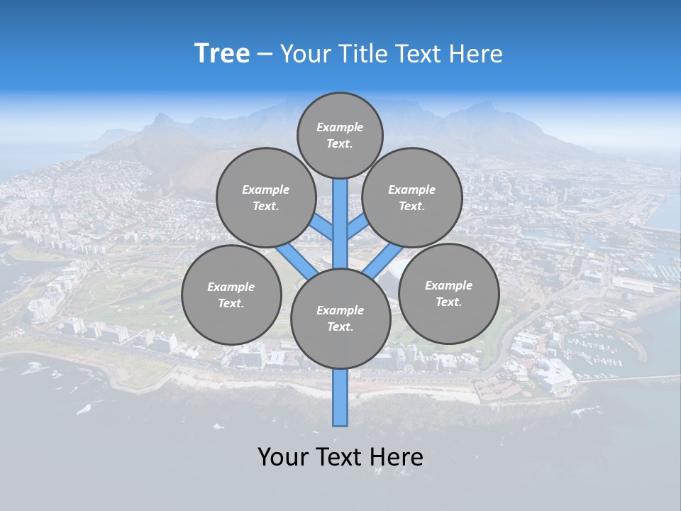 Tourist Attraction Province Table Mountain PowerPoint Template
