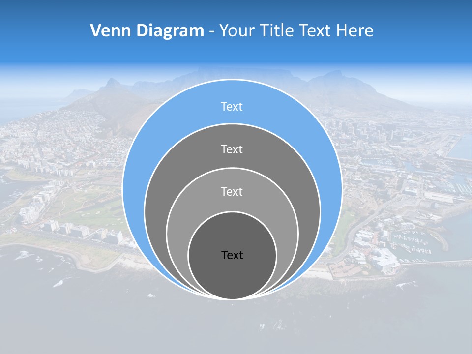 Tourist Attraction Province Table Mountain PowerPoint Template