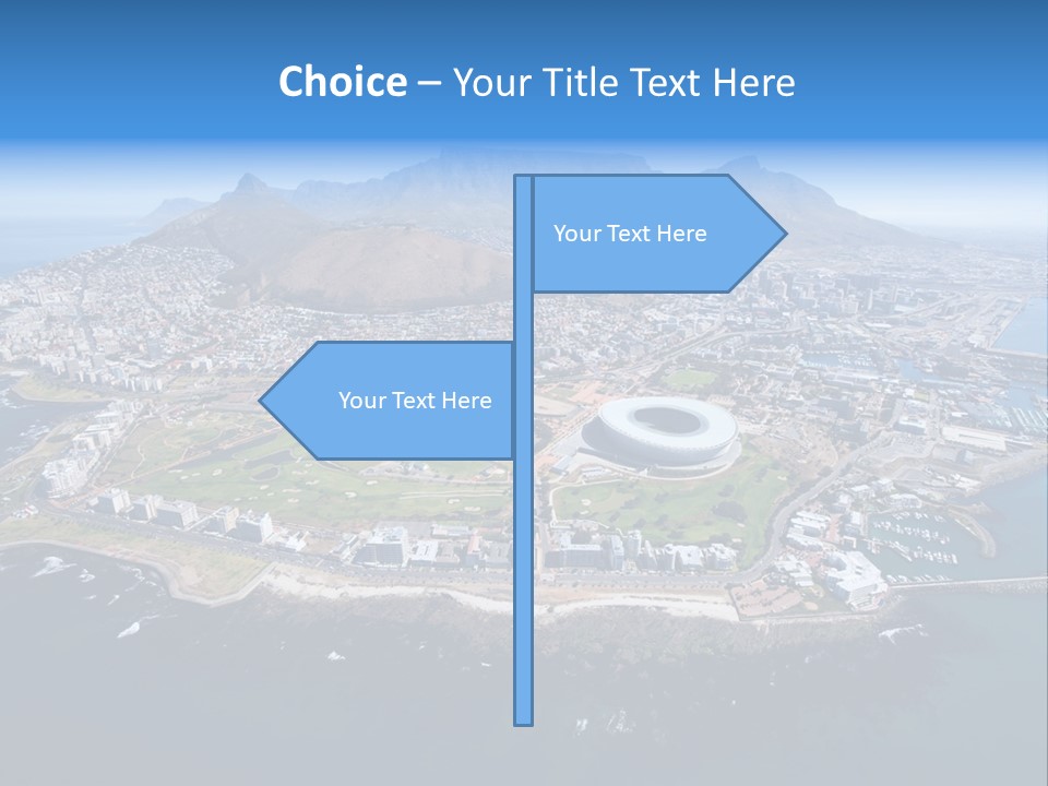 Tourist Attraction Province Table Mountain PowerPoint Template