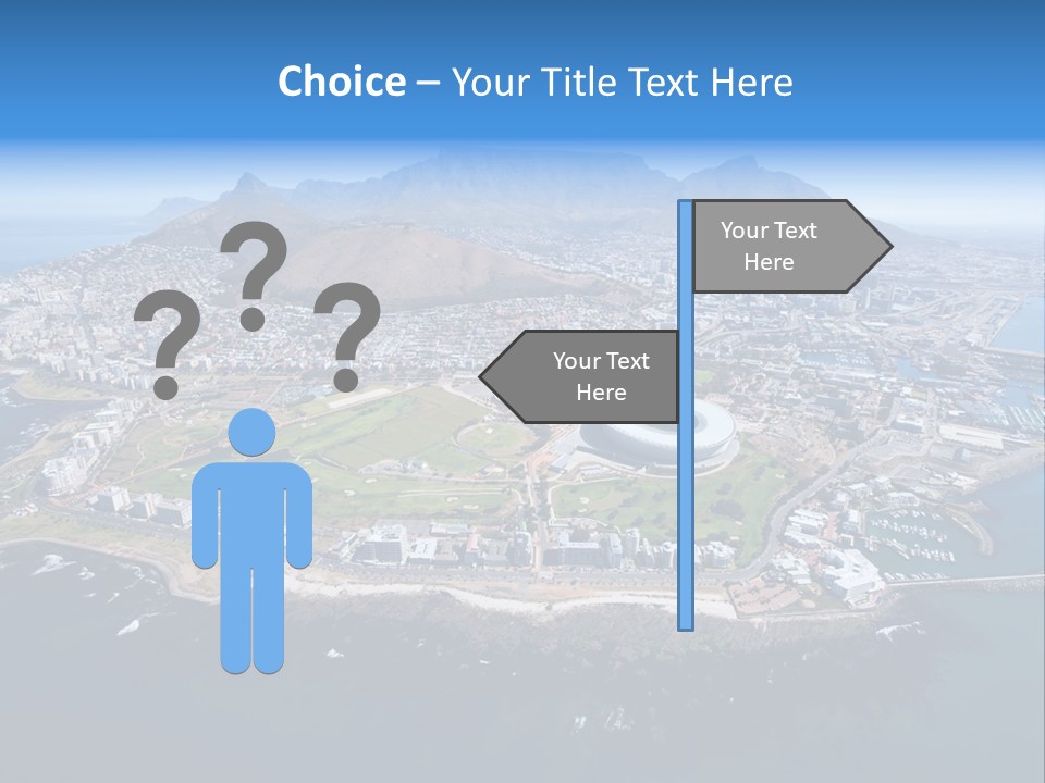 Tourist Attraction Province Table Mountain PowerPoint Template