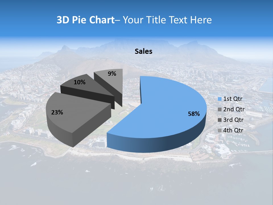 Tourist Attraction Province Table Mountain PowerPoint Template