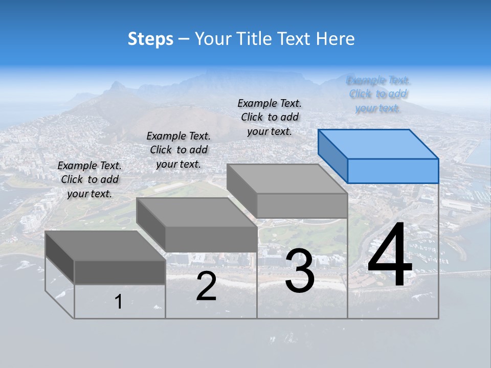 Tourist Attraction Province Table Mountain PowerPoint Template