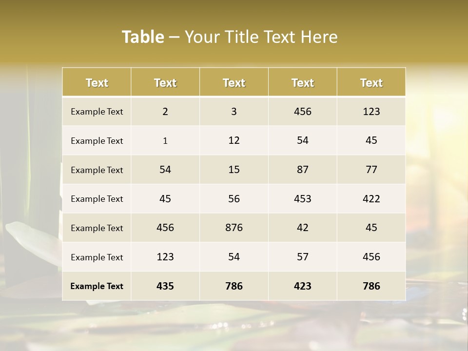 Lily Background Bloom PowerPoint Template