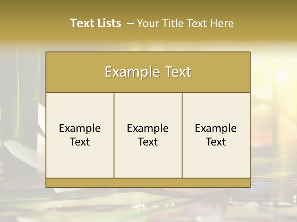 Lily Background Bloom PowerPoint Template