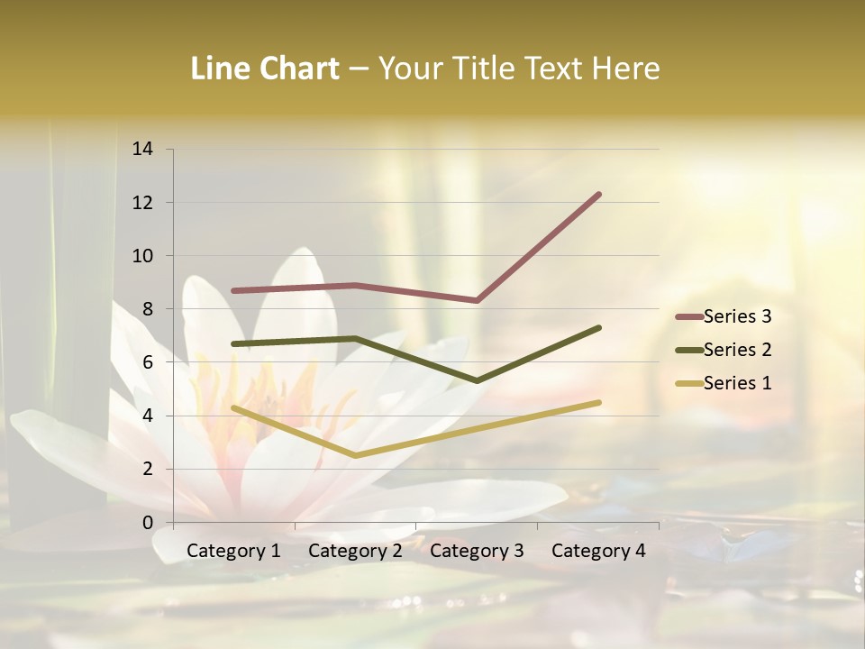Lily Background Bloom PowerPoint Template