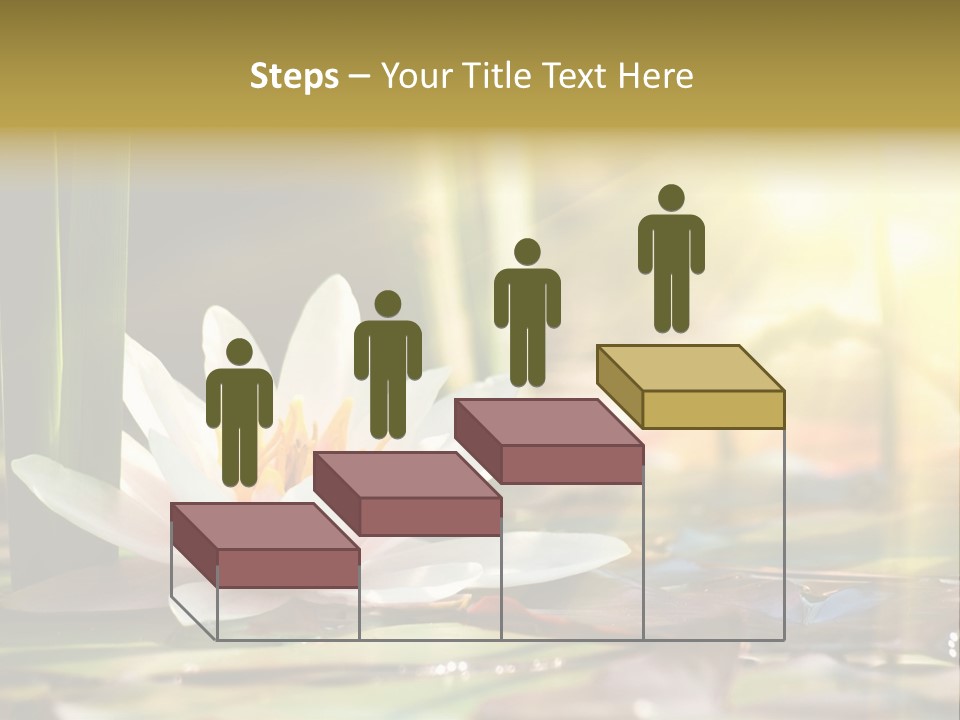 Lily Background Bloom PowerPoint Template