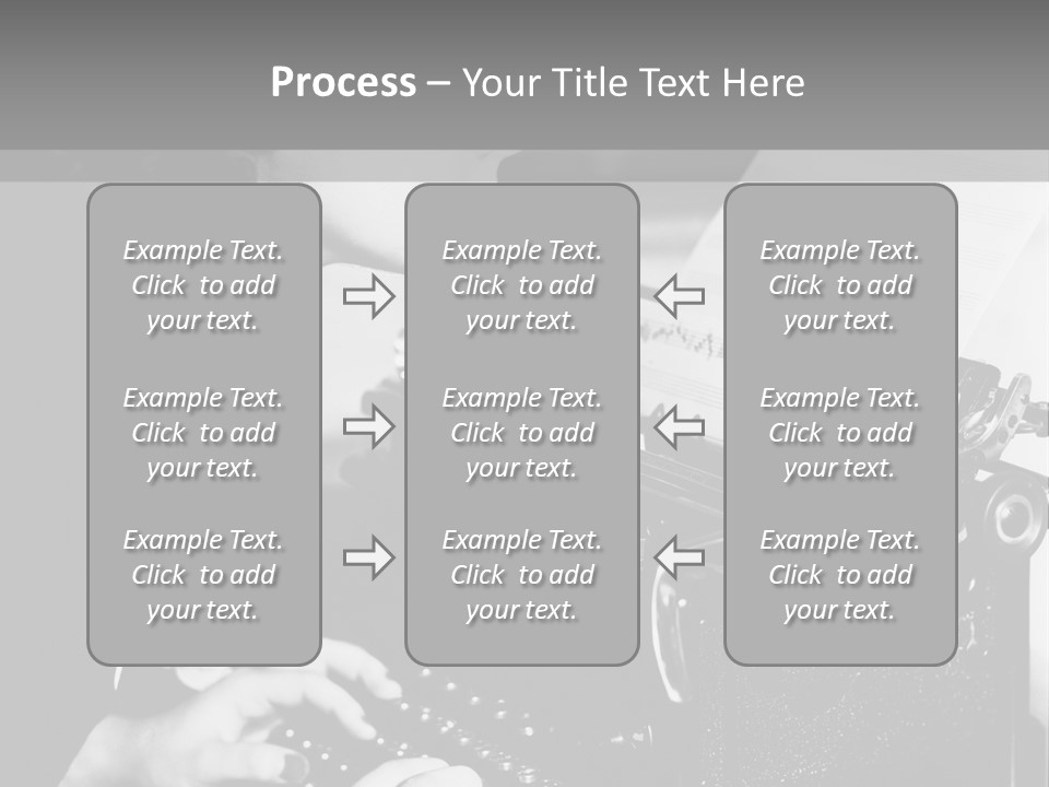 Medium Hair Shoulders Job PowerPoint Template
