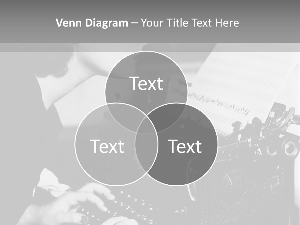 Medium Hair Shoulders Job PowerPoint Template