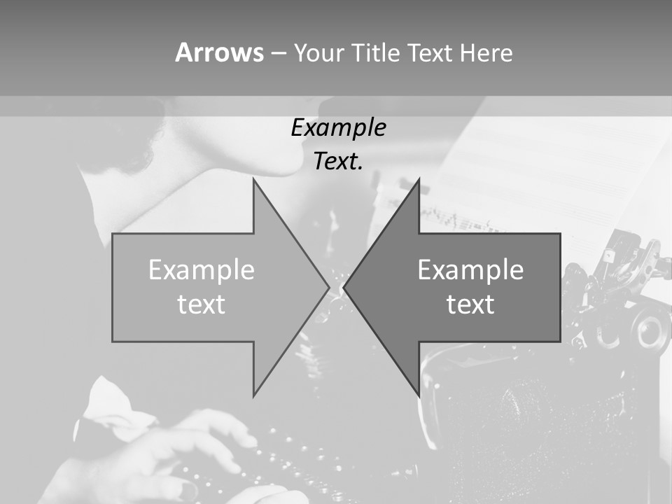 Medium Hair Shoulders Job PowerPoint Template