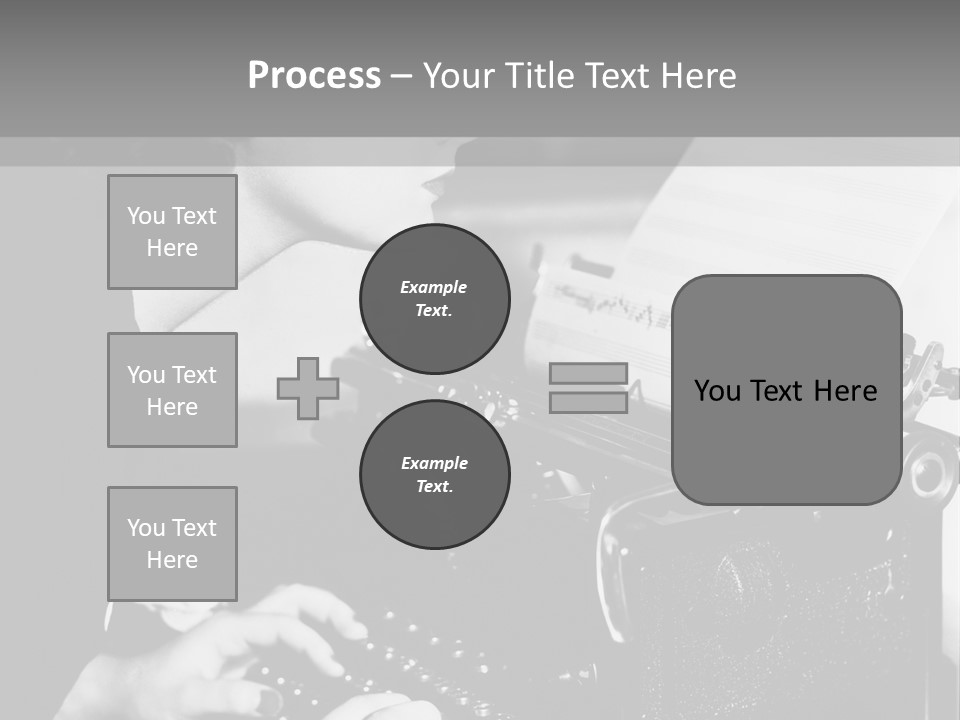 Medium Hair Shoulders Job PowerPoint Template