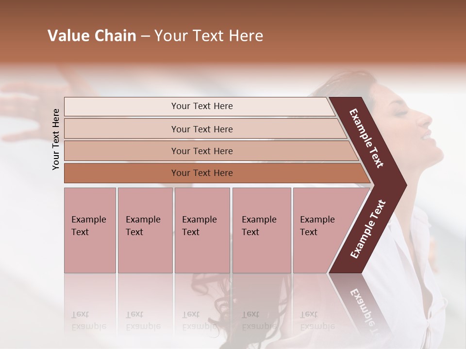 Nature Woman Beach PowerPoint Template