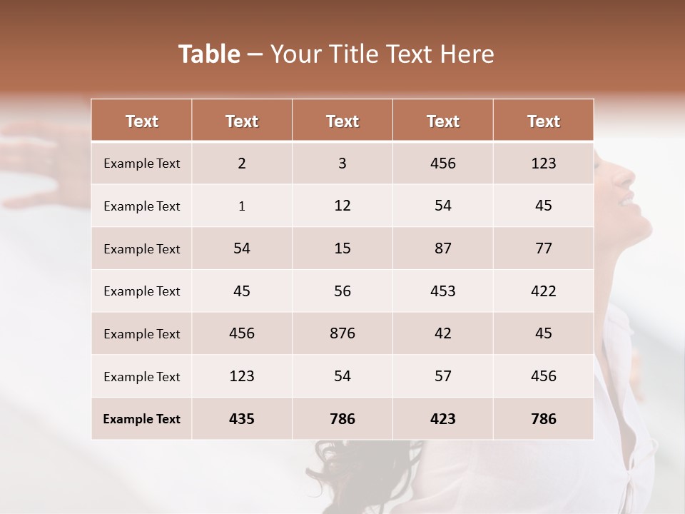 Nature Woman Beach PowerPoint Template