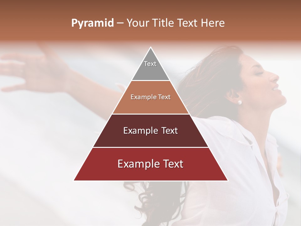 Nature Woman Beach PowerPoint Template