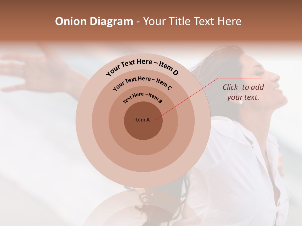 Nature Woman Beach PowerPoint Template