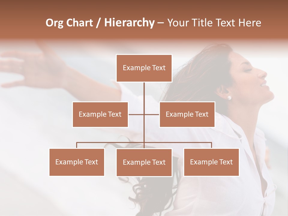 Nature Woman Beach PowerPoint Template