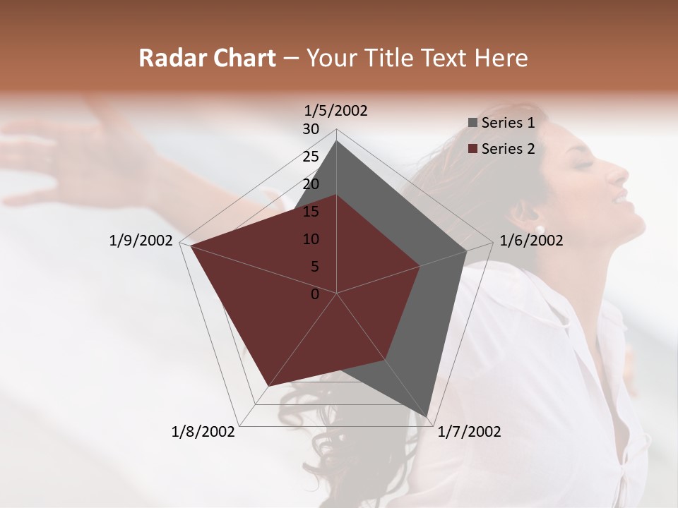 Nature Woman Beach PowerPoint Template