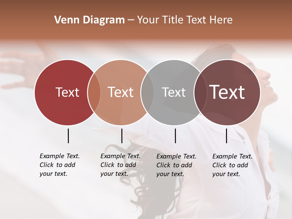 Nature Woman Beach PowerPoint Template